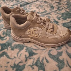 Chanel White Sneakers
